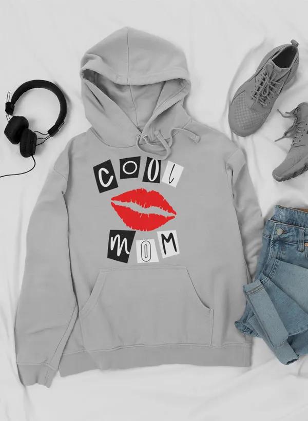 Cool Mom Lips Hoodie by Merch