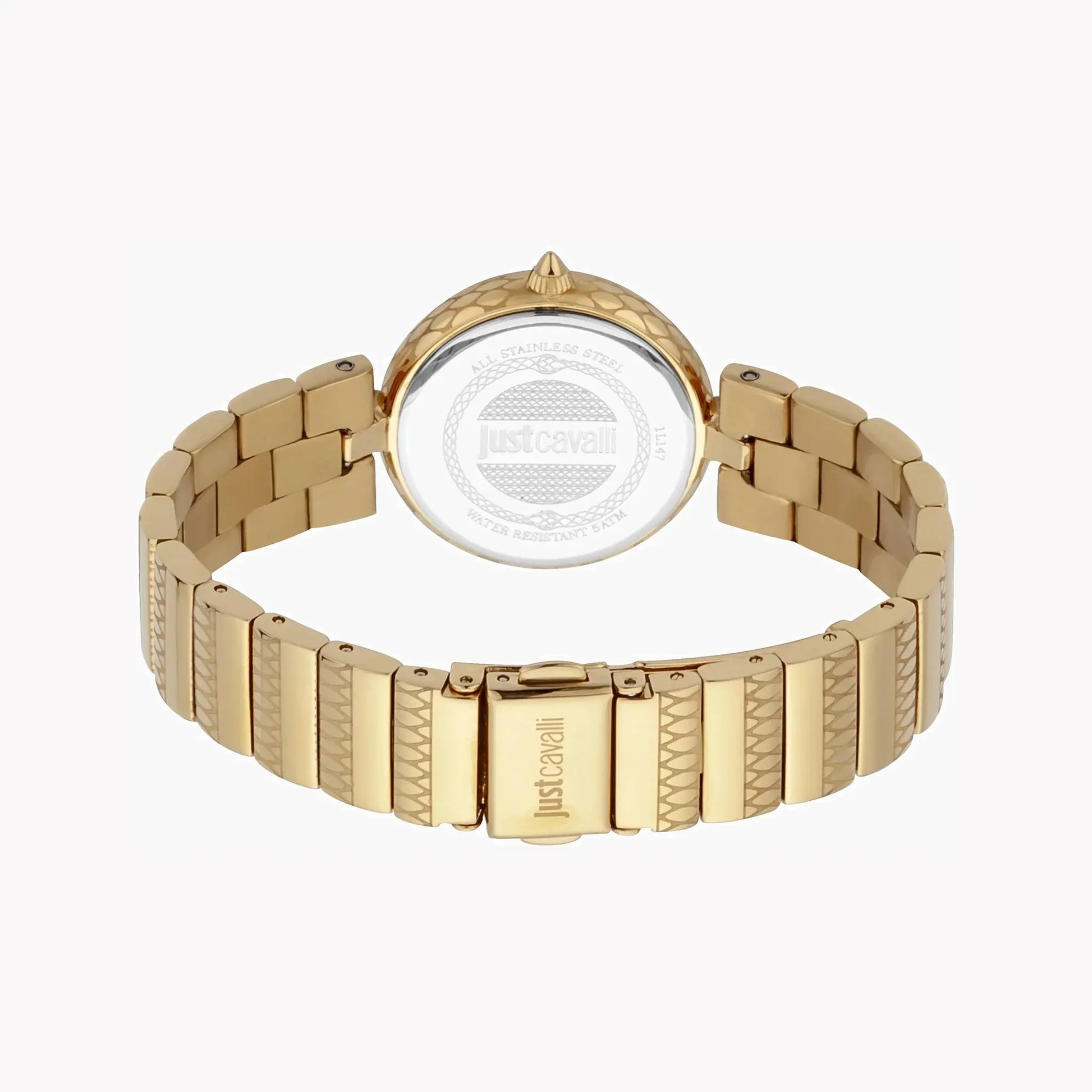 Just Cavalli Women's Gold Stainless Steel Watch, Champagne Dial | Jc1l147m0055 by JUST CAVALLI