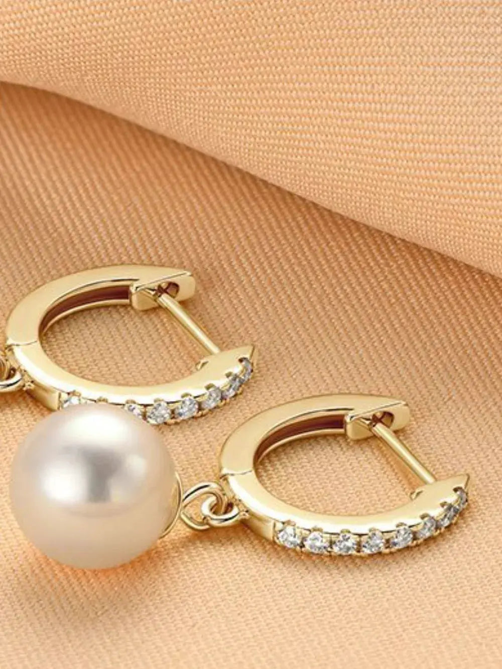 925 Sterling Silver Freshwater Pearl Earrings by Partner Label