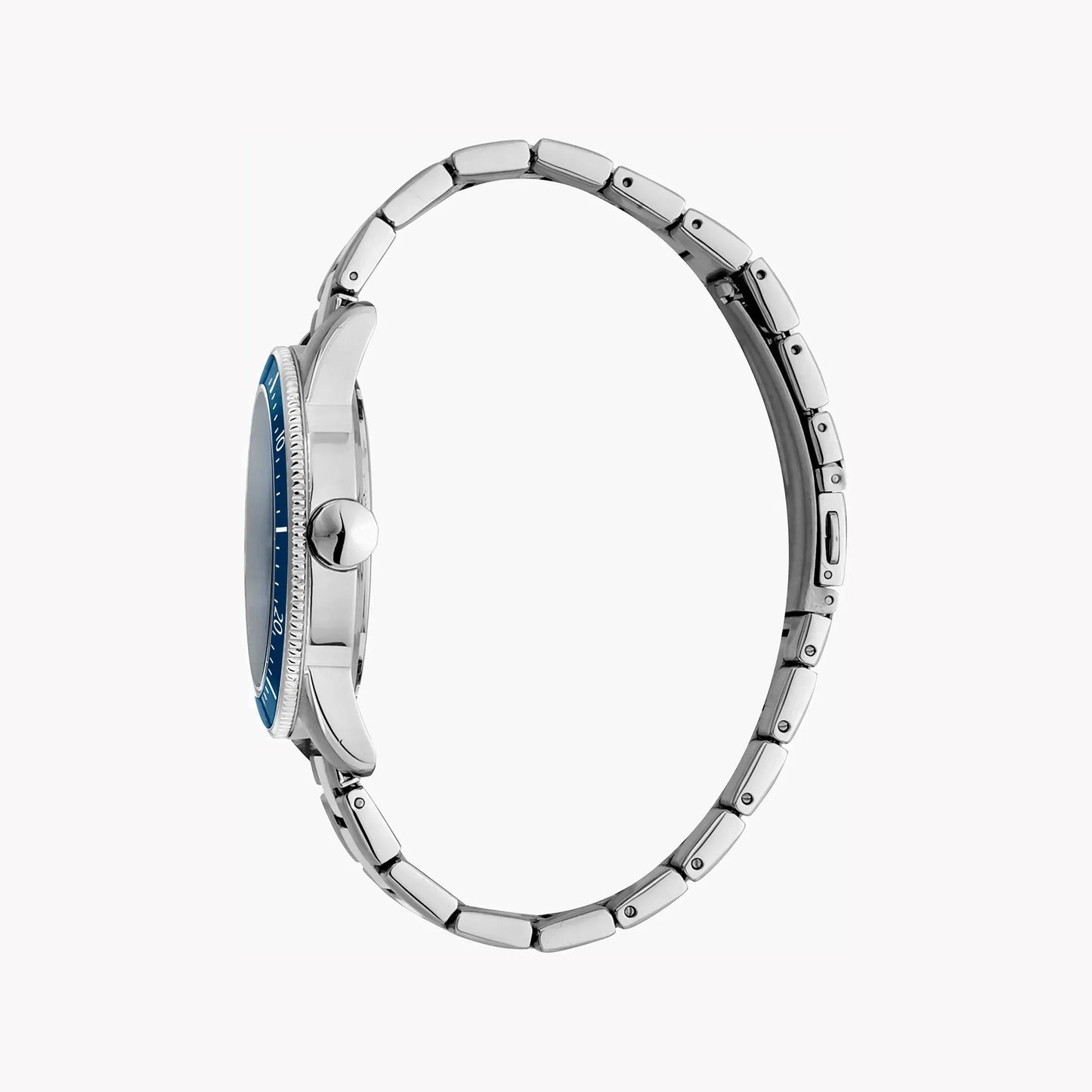 Just Cavalli Men's Silver Watch, Blue Dial | Jc1g179m0075 by JUST CAVALLI