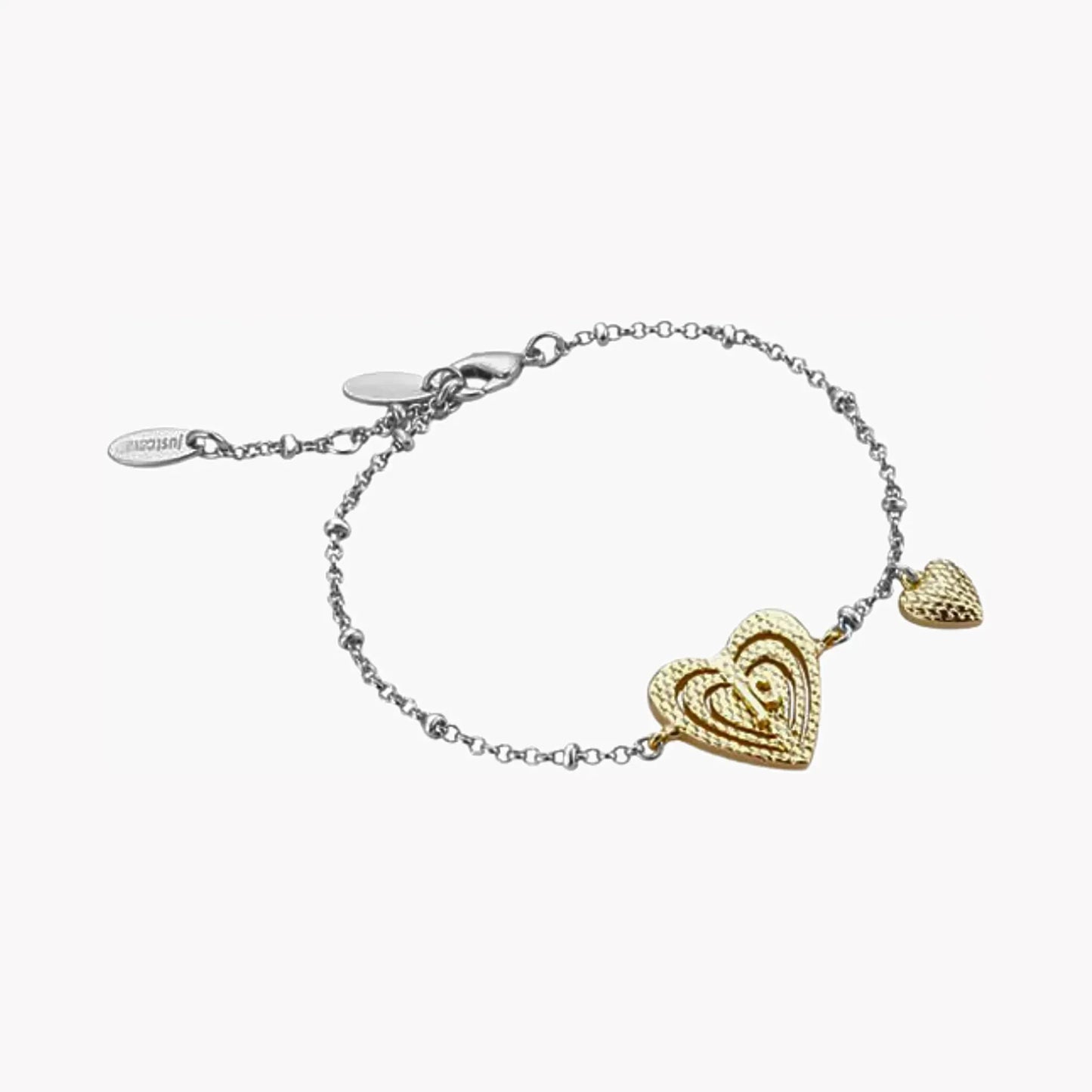 Just Cavalli Women's Brass Silver Bracelet, Gold Accent | Jcfb00110400 by JUST CAVALLI