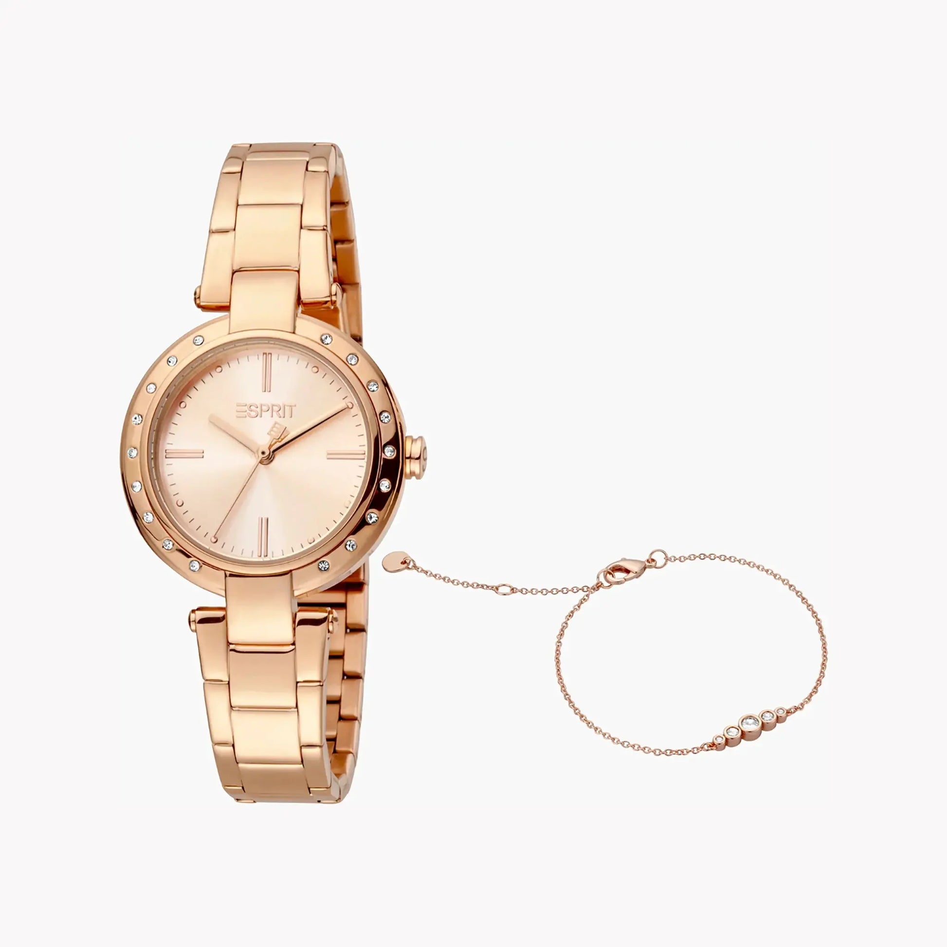 Esprit Women's Rose Gold Watch, Stainless Steel | Es1l123m0045 by ESPRIT