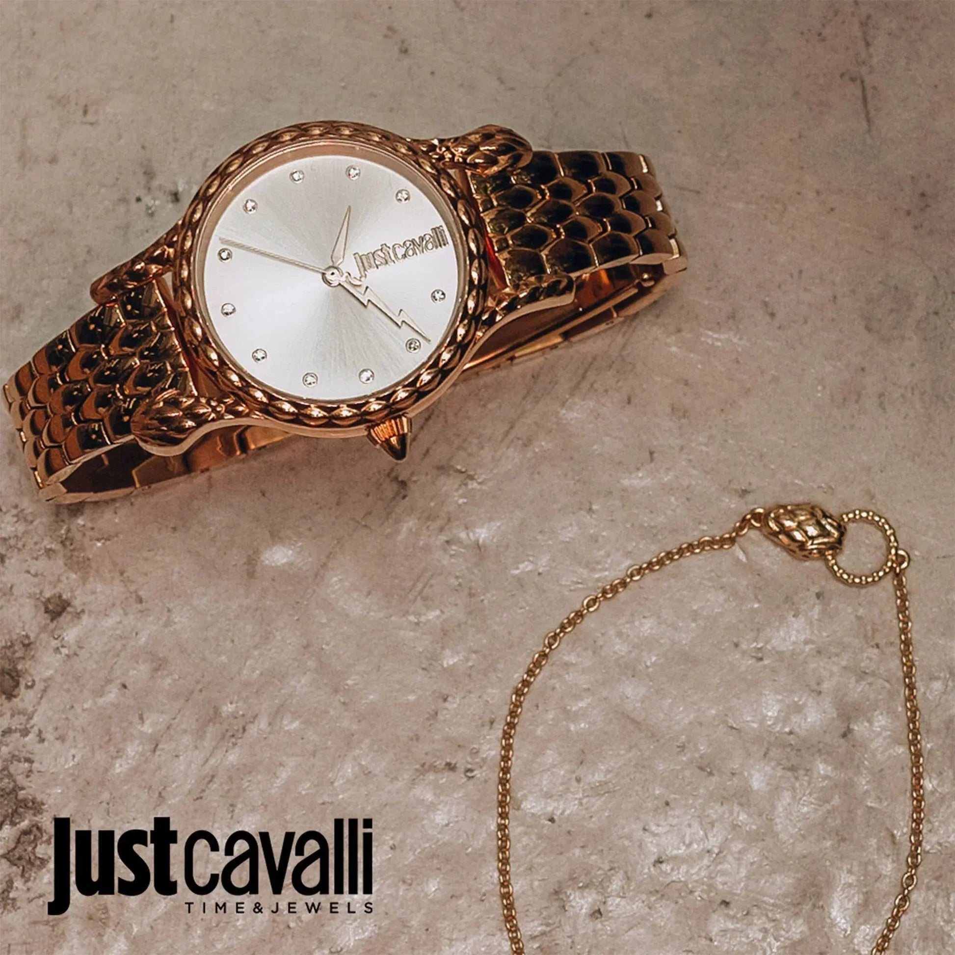 Just Cavalli Women's Gold Watch, Champagne Dial | Jc1l125m0065 by JUST CAVALLI