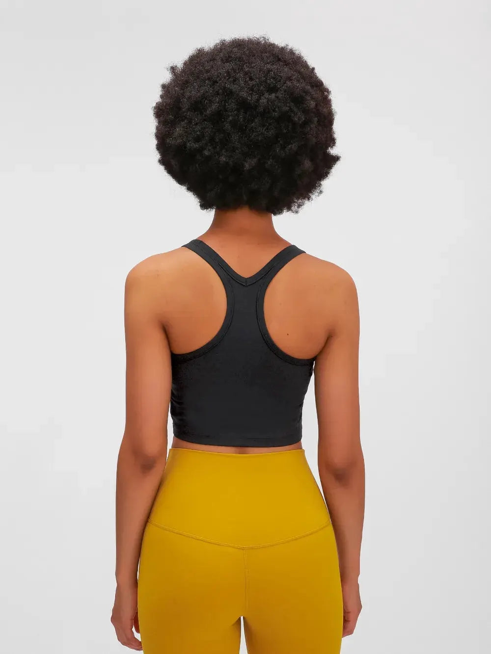 Millennia Scoop Neck Active Tank with Detachable Chest Pads by Millennia