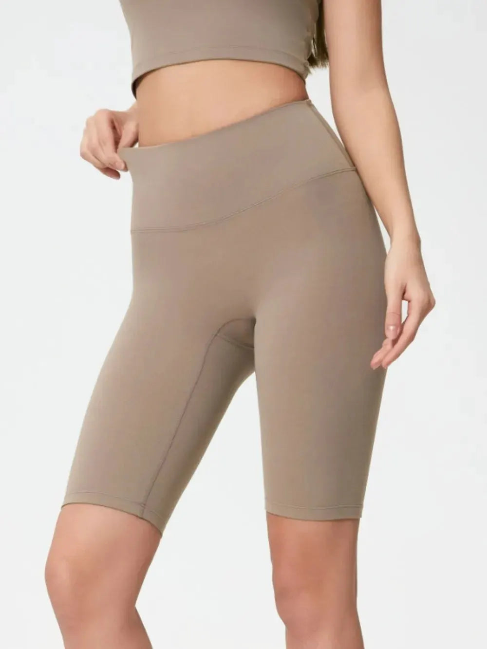 Millennia High Rise Wide Waistband Active Shorts by Millennia
