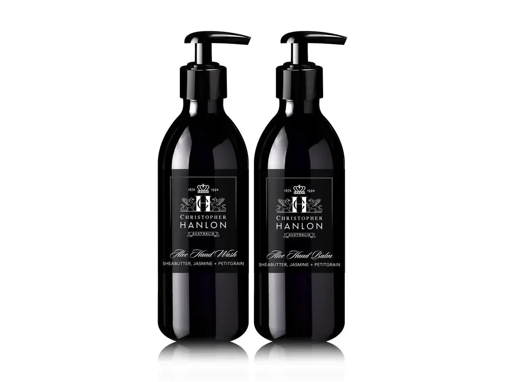 2x GERANIUM LEAF + ORANGE RIND | SHEABUTTER HAND WASH + HAND BALM by CHRISTOPHER HANLON®