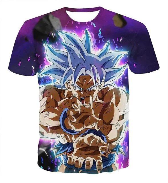 3D T Shirt Men Summer Top super son goku Funny T-Shirts anime vegeta Tshirt Summer cartoon print Tops by Vimost Shop