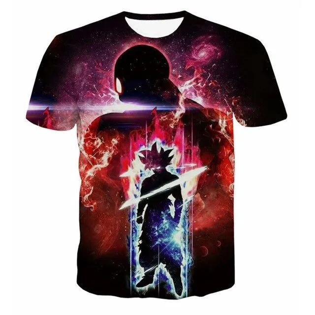 3D T Shirt Men Summer Top super son goku Funny T-Shirts anime vegeta Tshirt Summer cartoon print Tops by Vimost Shop