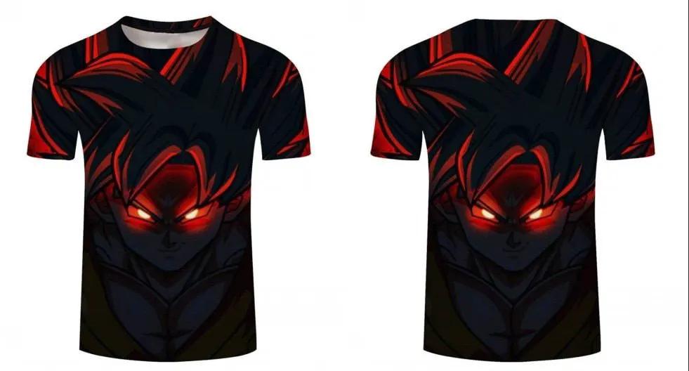 3D T Shirt Men Summer Top super son goku Funny T-Shirts anime vegeta Tshirt Summer cartoon print Tops by Vimost Shop