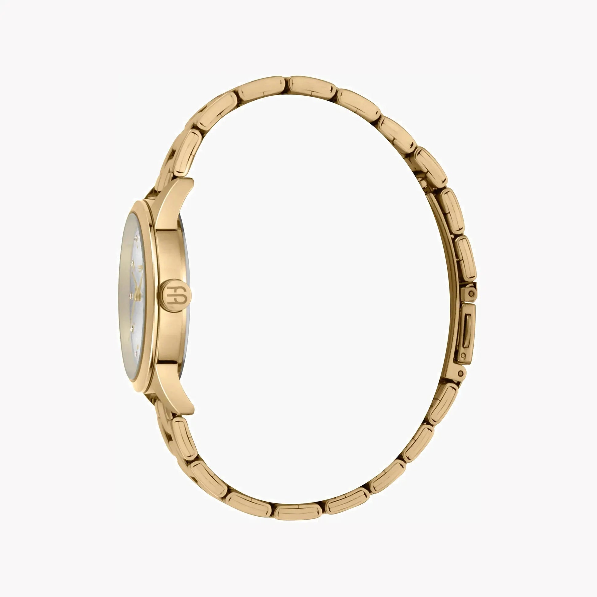 Esprit Women's Gold Stainless Steel Watch, Silver Dial | Es1l136m0015 by ESPRIT