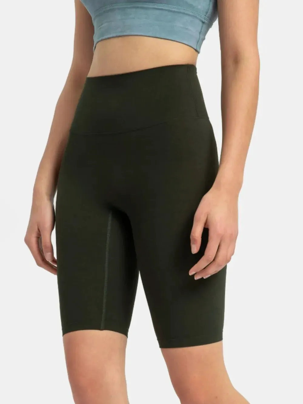 Millennia High Rise Wide Waistband Active Shorts by Millennia