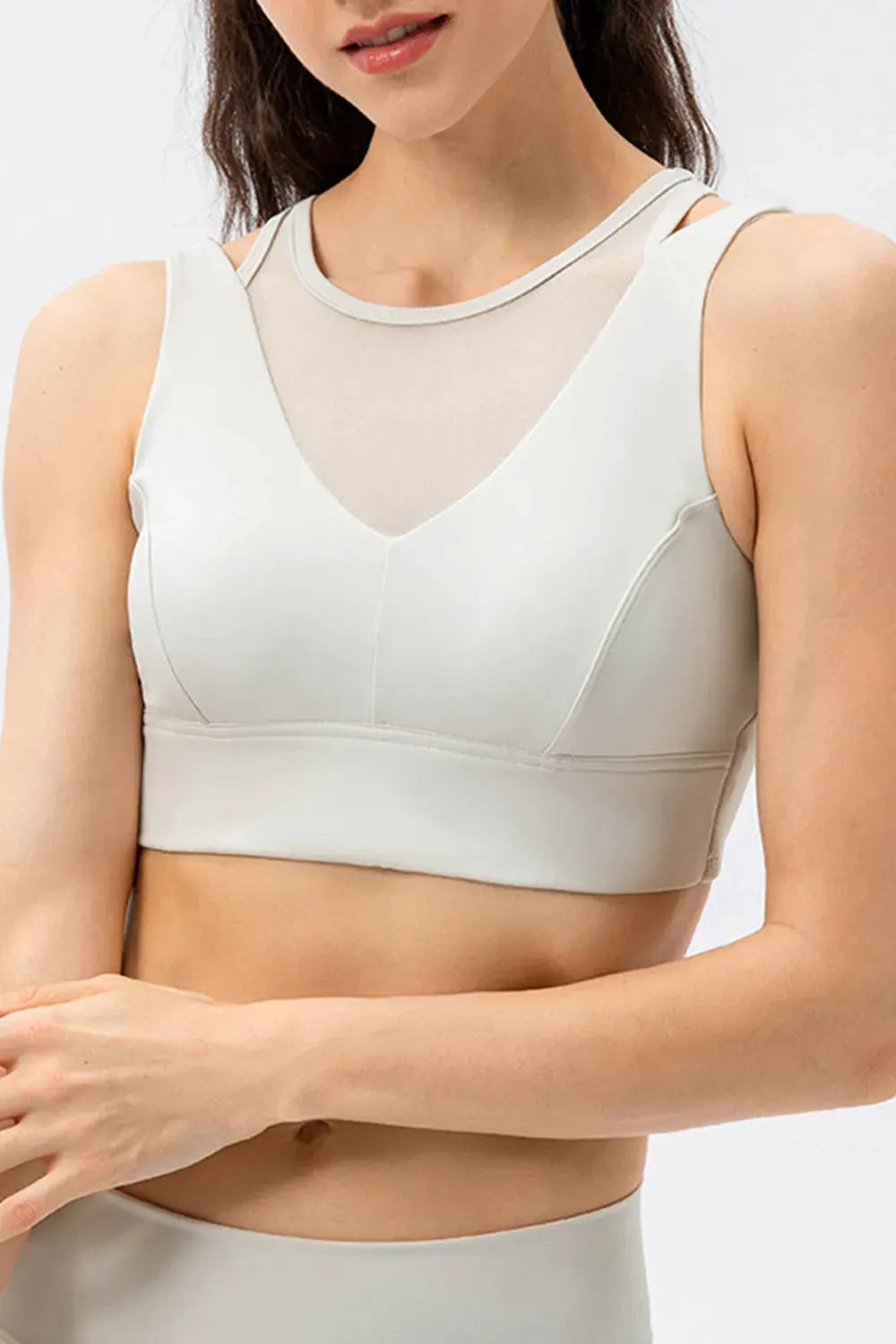 Cutout Wide Strap Active Tank by Partner Label