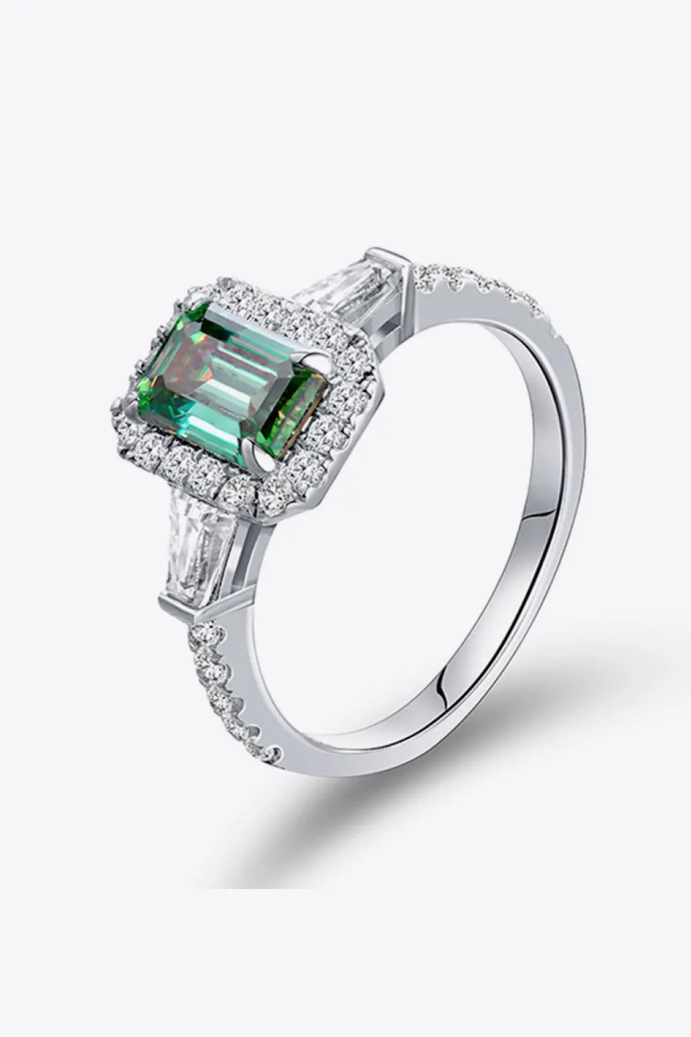 1 Carat Moissanite 925 Sterling Silver Ring by Partner Label
