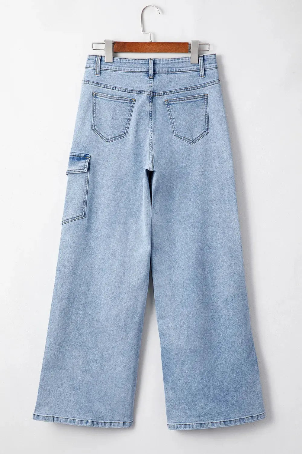 Bowknot Decor Cargo Jeans by Partner Label