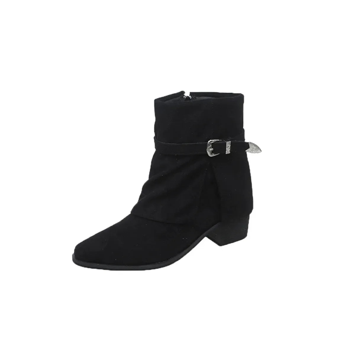 Point Toe Block Heels Boots by Partner Label