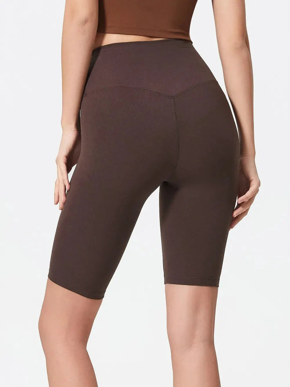 Millennia High Rise Wide Waistband Active Shorts by Millennia