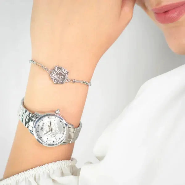 Just Cavalli Women's Silver Watch, Silver Dial | Jc1l334m0045 by JUST CAVALLI