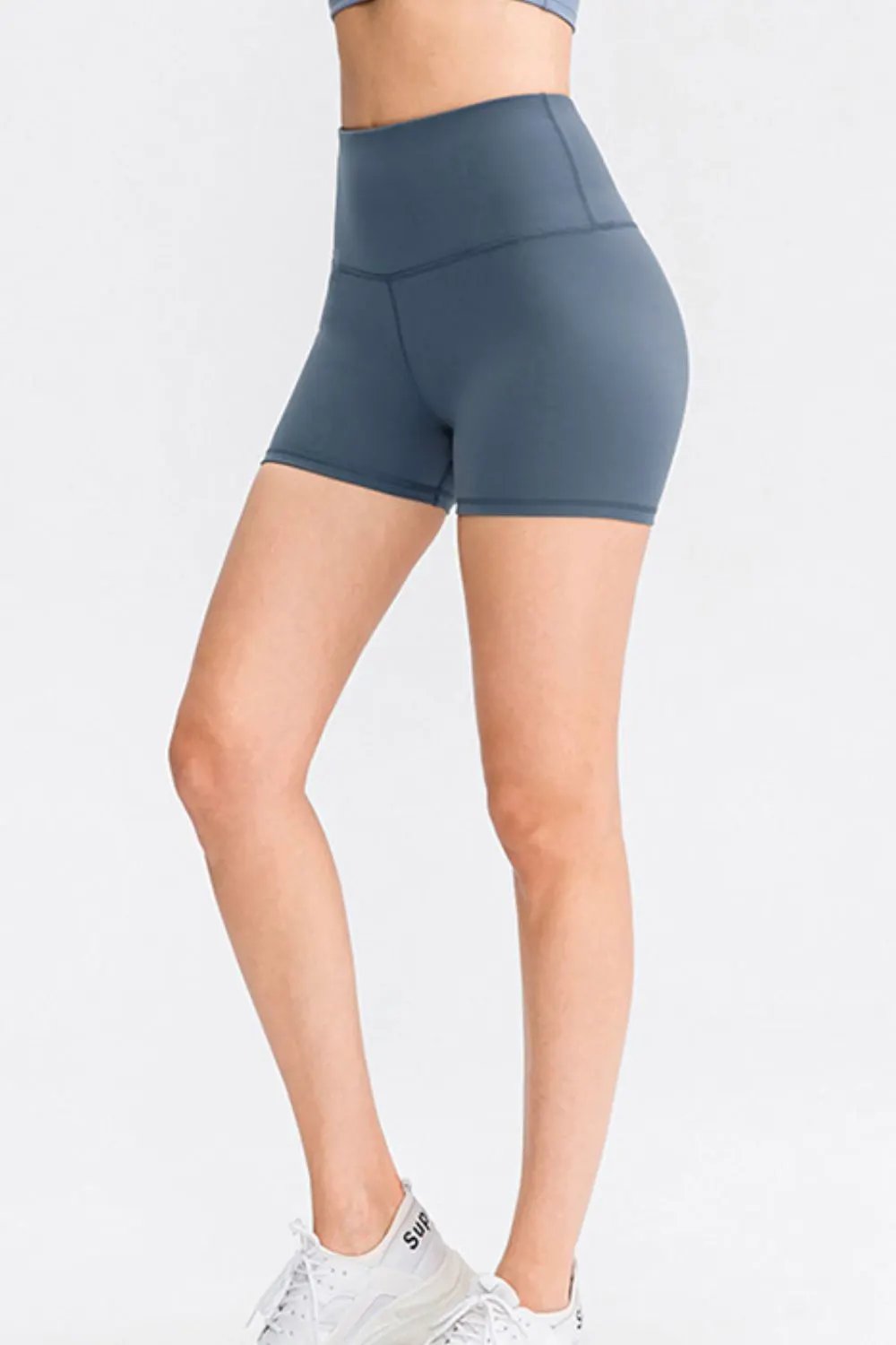 Wide Waistband Sports Shorts by Partner Label