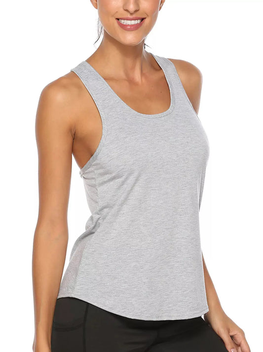 Lightweight Crisscross Active Tank by Trendsi