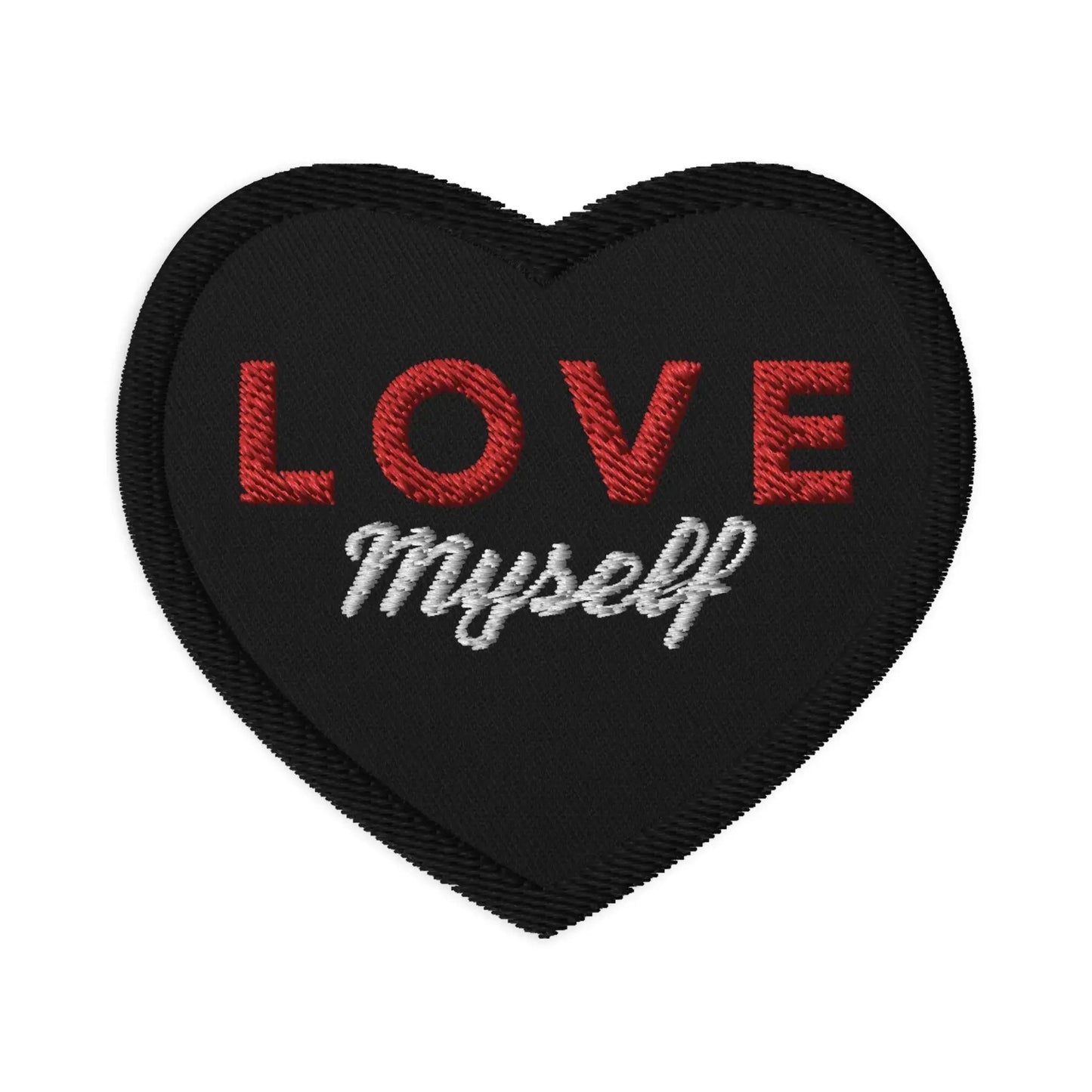 LOVE Myself Embroidered patches Black by Maiden-Art