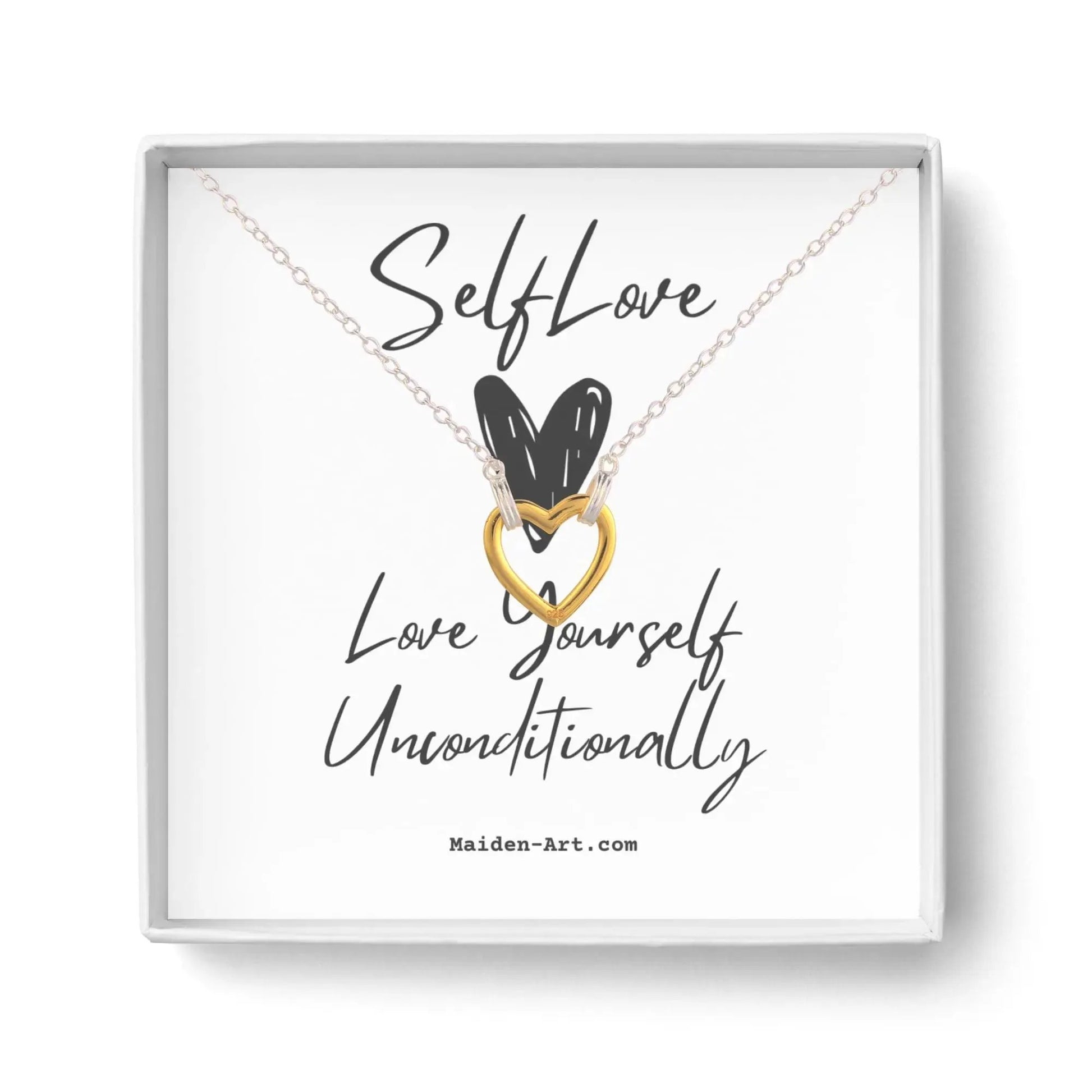 18K Gold Plated Heart Pendant Necklace by Nichestar