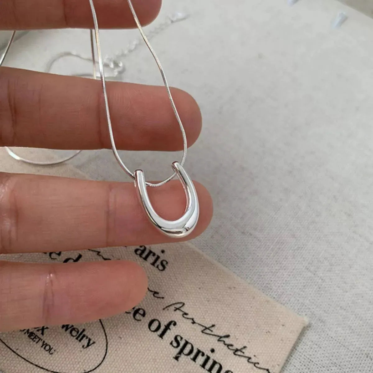 925 Sterling Silver Pendant Necklace by Partner Labels