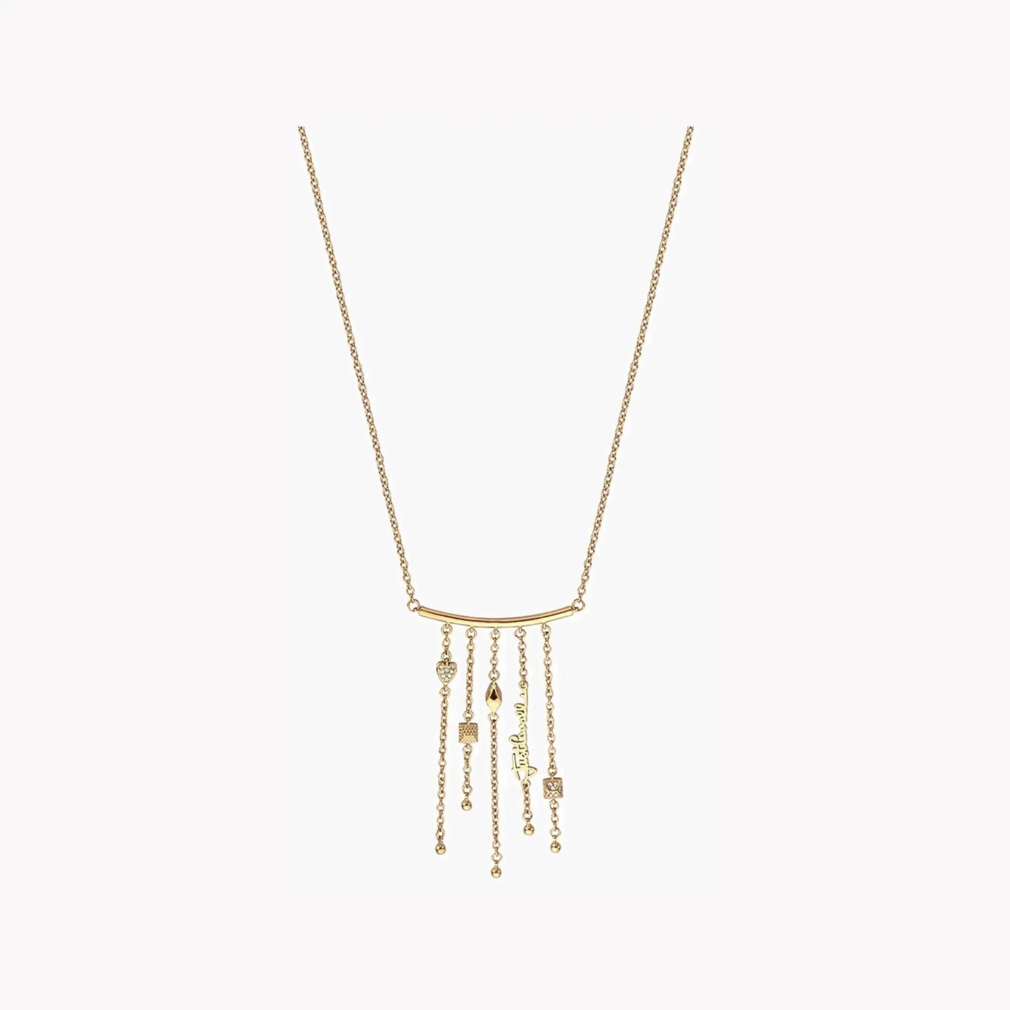 Just Cavalli Women's Gold Brass Necklace, Brass Detail | Jcnl00620200 by JUST CAVALLI