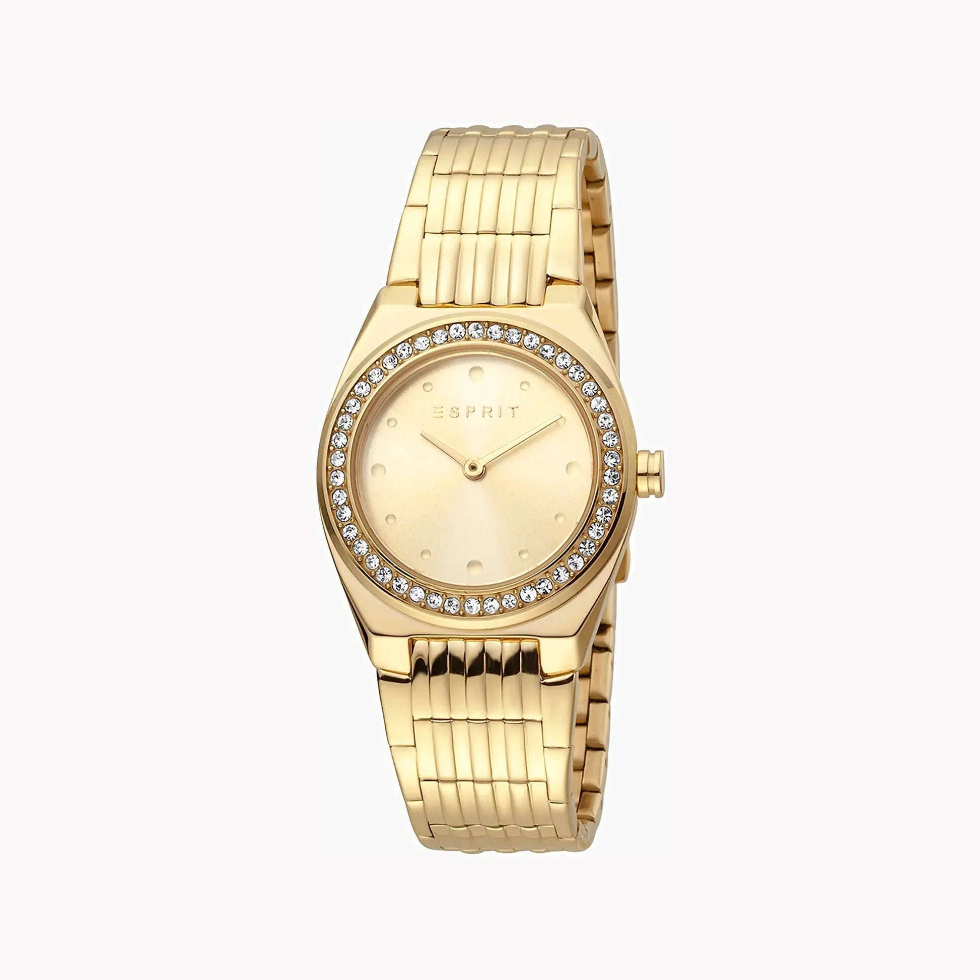 Esprit Women's Gold Stainless Steel Watch, Champagne Dial | ES1L148M0065 by ESPRIT