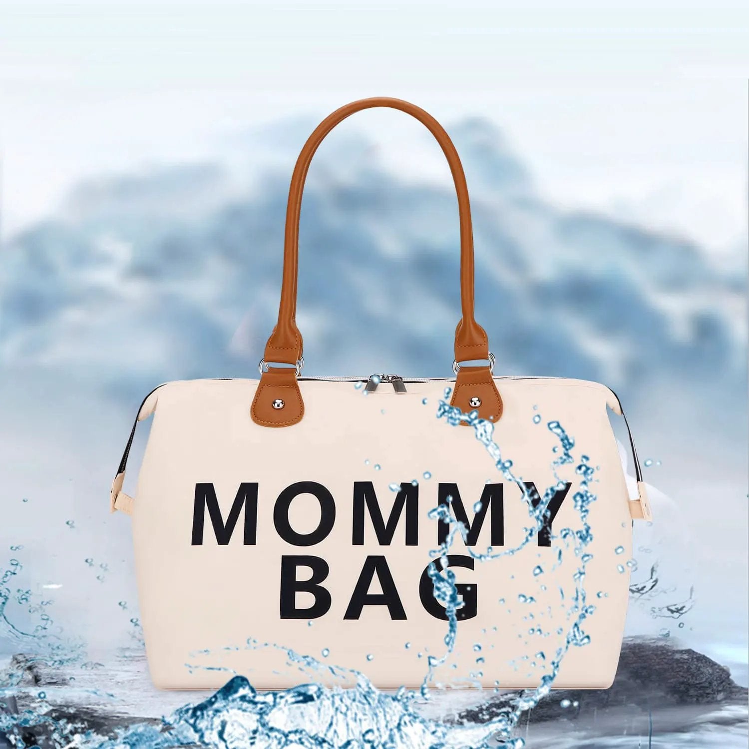 Travel bag Mommy Bag three-piece shoulder bag Tote bag Dry and wet separation by Dropsure