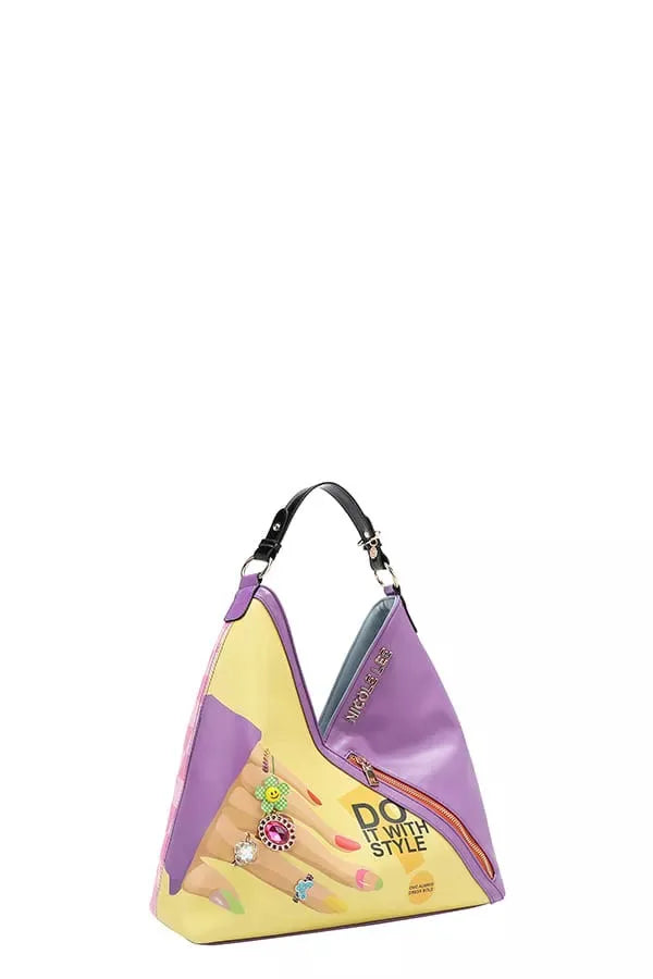 Nicole Lee USA Nail Polish Hobo Bag by Nicole Lee USA