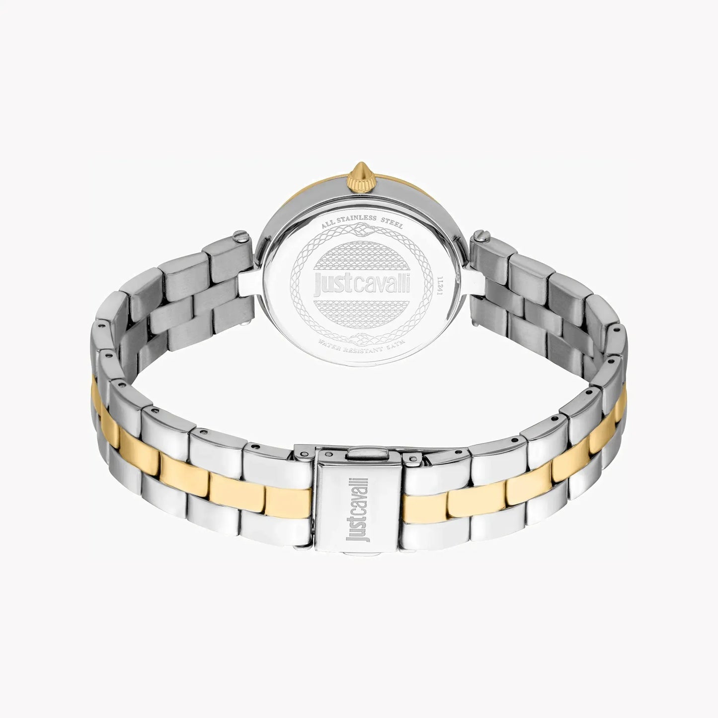 Just Cavalli Women's Two Tone Stainless Steel Watch, Silver Dial | Jc1l241m0085 by JUST CAVALLI