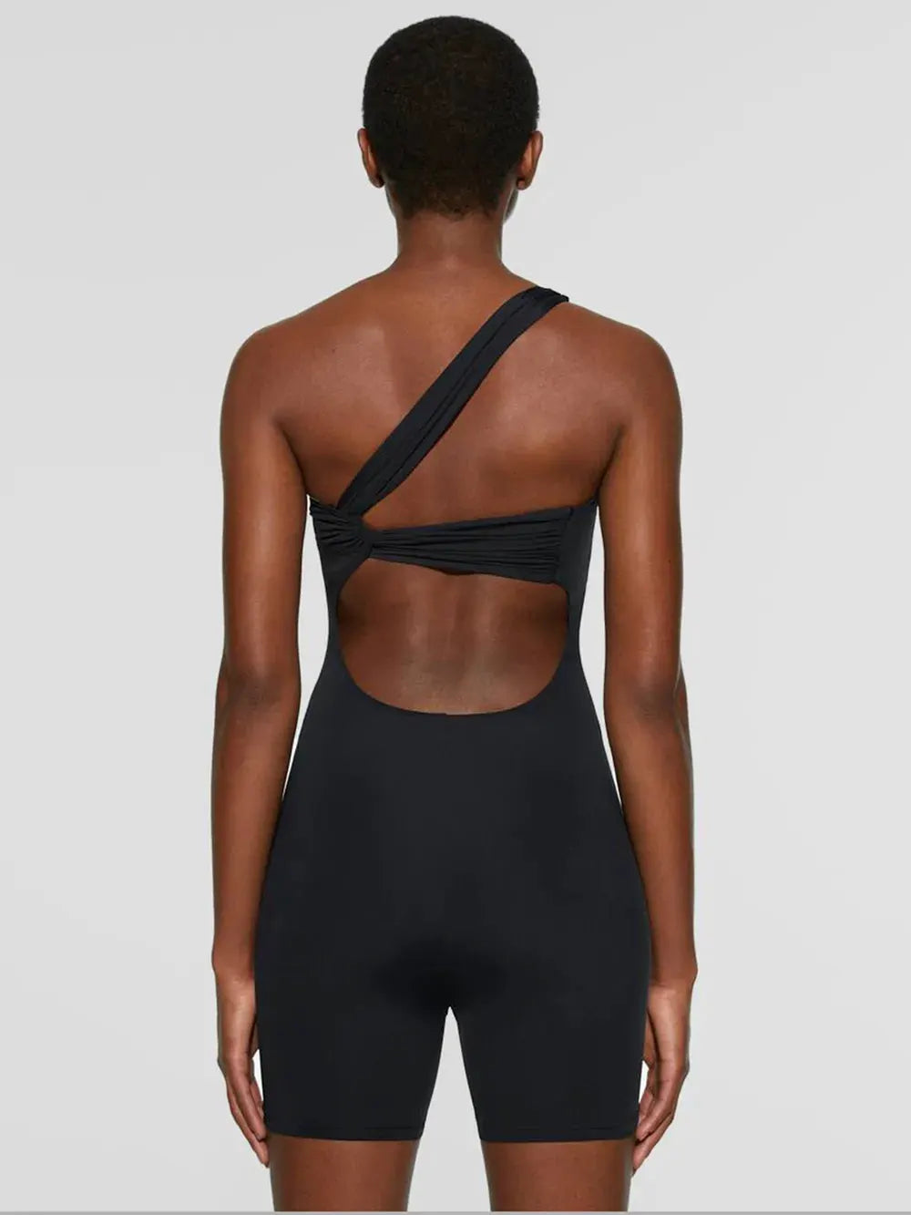 Single Shoulder Active Romper by Partner Label