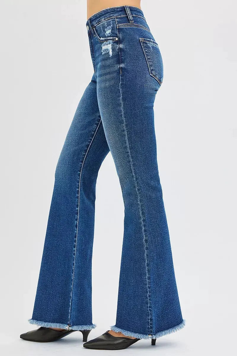 RISEN High Rise Flare Jeans by RISEN