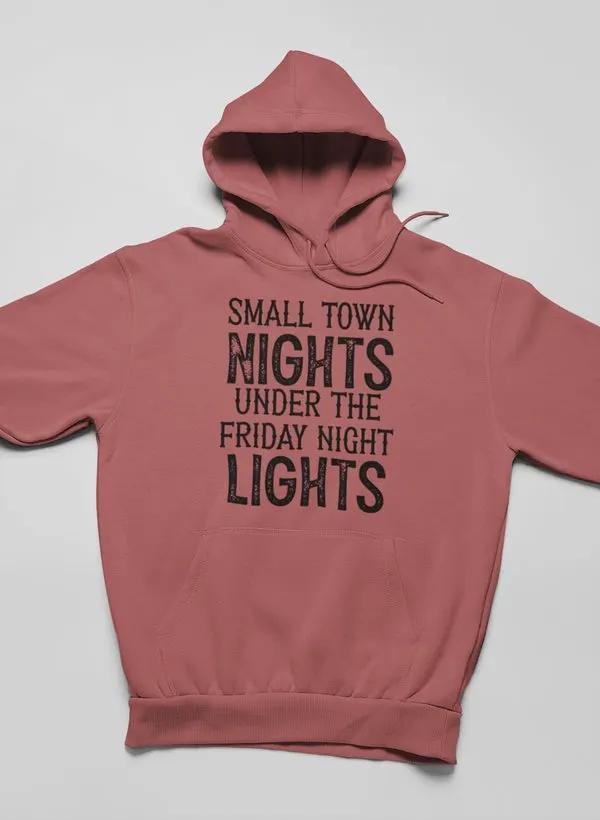 Small Town Nights Hoodie by Merch