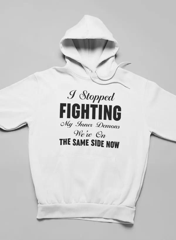I Stopped Fighting My Inner Hoodie by Merch