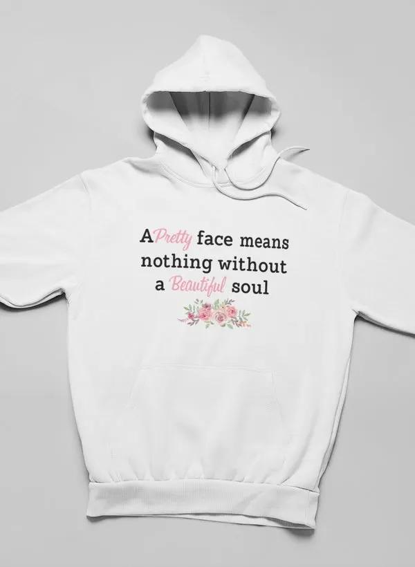 Pretty Face Hoodie by Merch