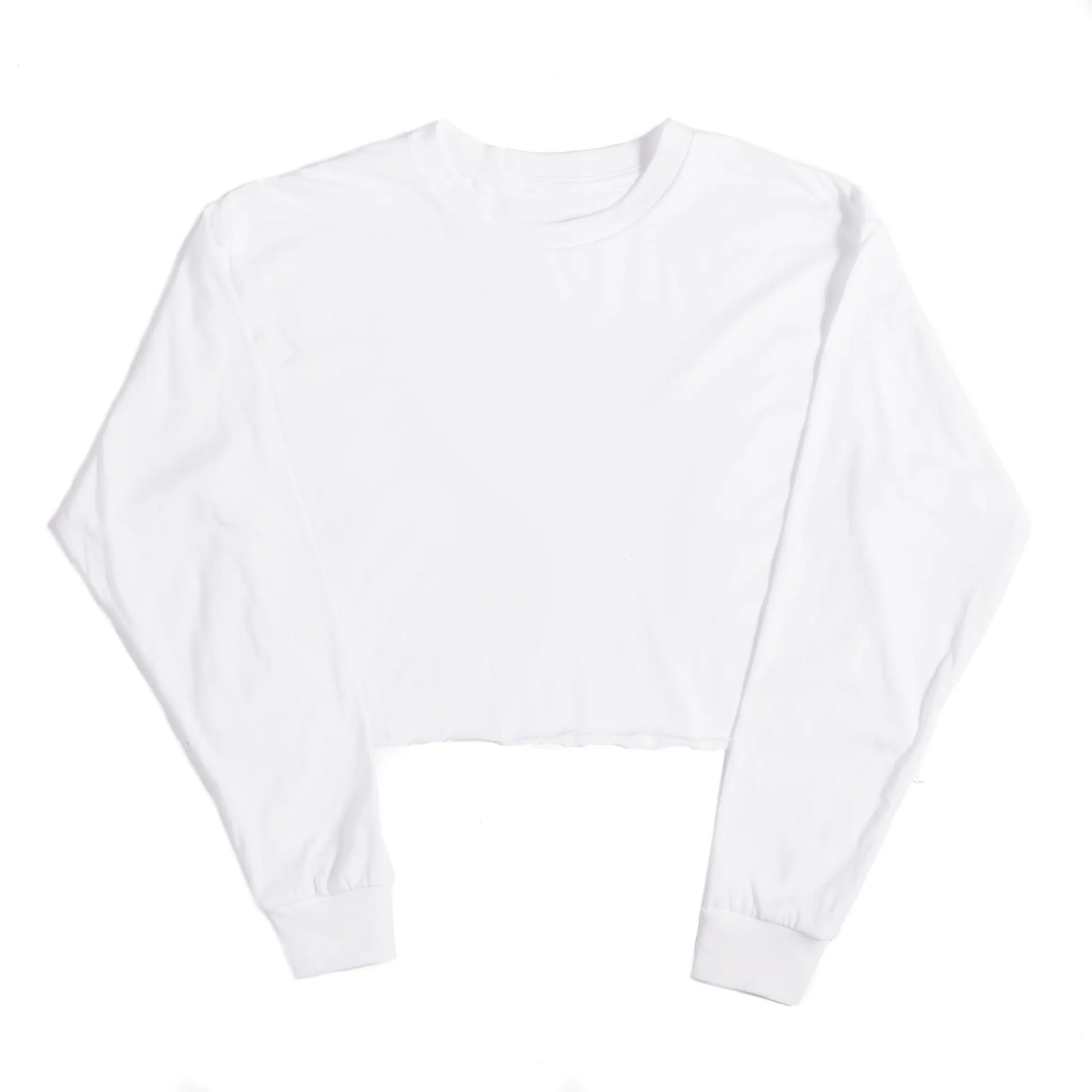 6045 - CLOSEOUT Women's Cropped Long Sleeve Tee by POS Wholesale