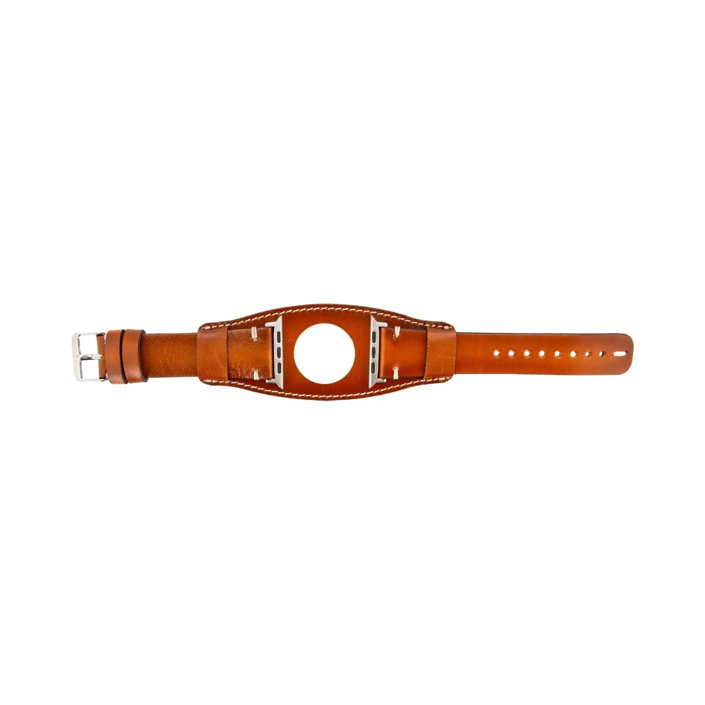 Fort Cuff Leather Bands for Apple Watch 9, Ultra 2 & SE by TORONATA