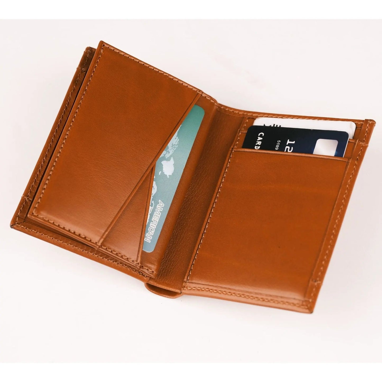 Glendo Apple AirTag Slot Leather Wallet, Handcrafted, Unisex by TORONATA