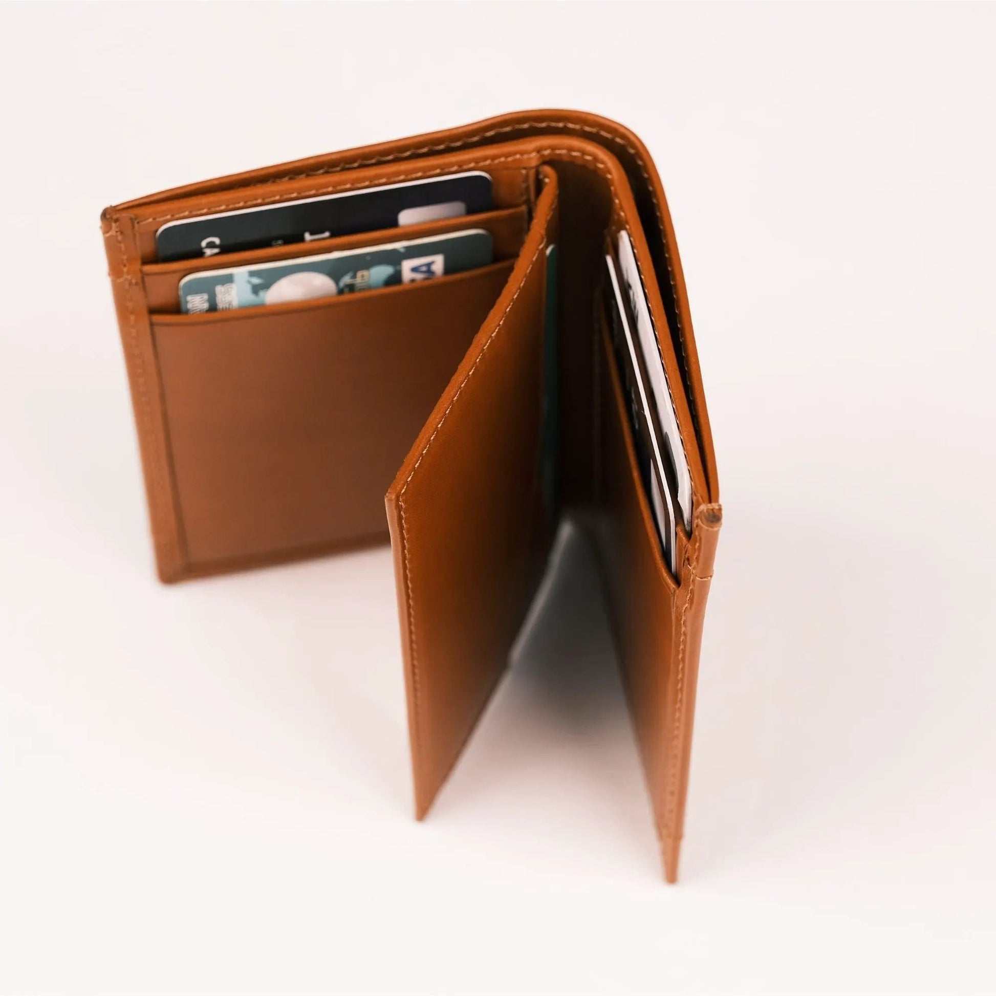 Glendo Apple AirTag Slot Leather Wallet, Handcrafted, Unisex by TORONATA