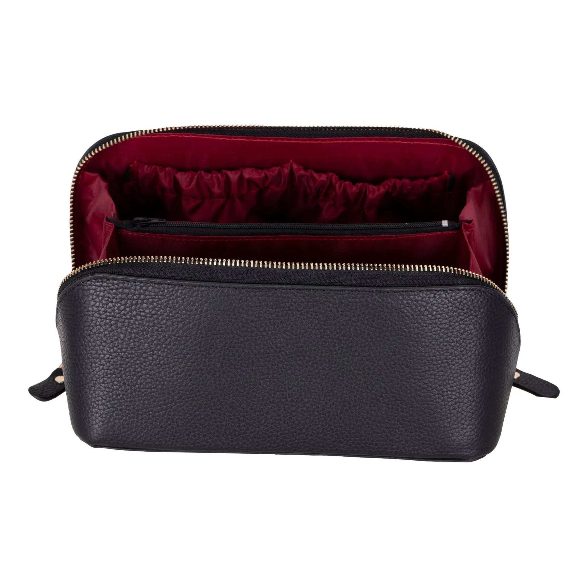 Haines Leather Cosmetic Bag – Stylish & Durable Makeup Bag for Travel by TORONATA
