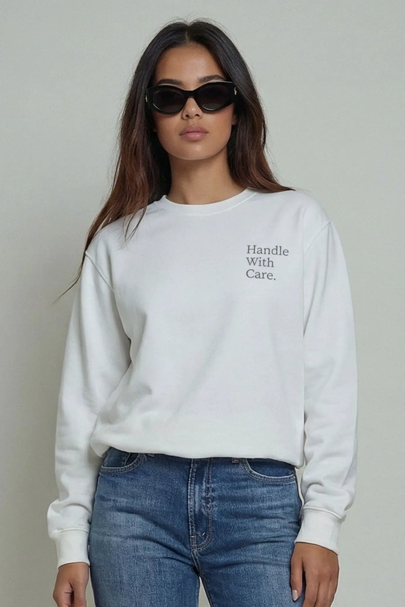Handle With Care Sweatshirt by AKALIA