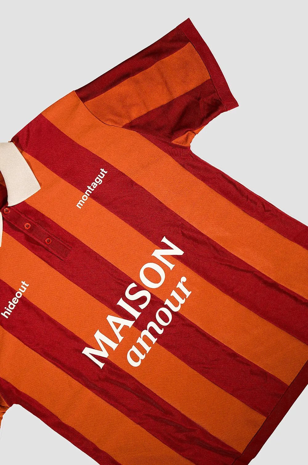 hideout x Maison Montagut Chicago Fil Lumière® Soccer Polo by Hideout X Maison Montagut