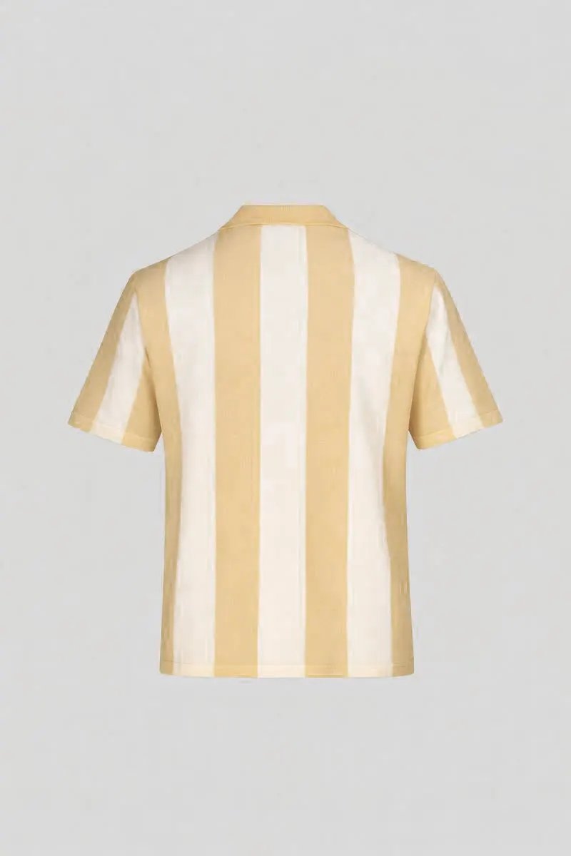 hideout x Maison Montagut Chicago Fil Lumière® Soccer Polo by Hideout X Maison Montagut