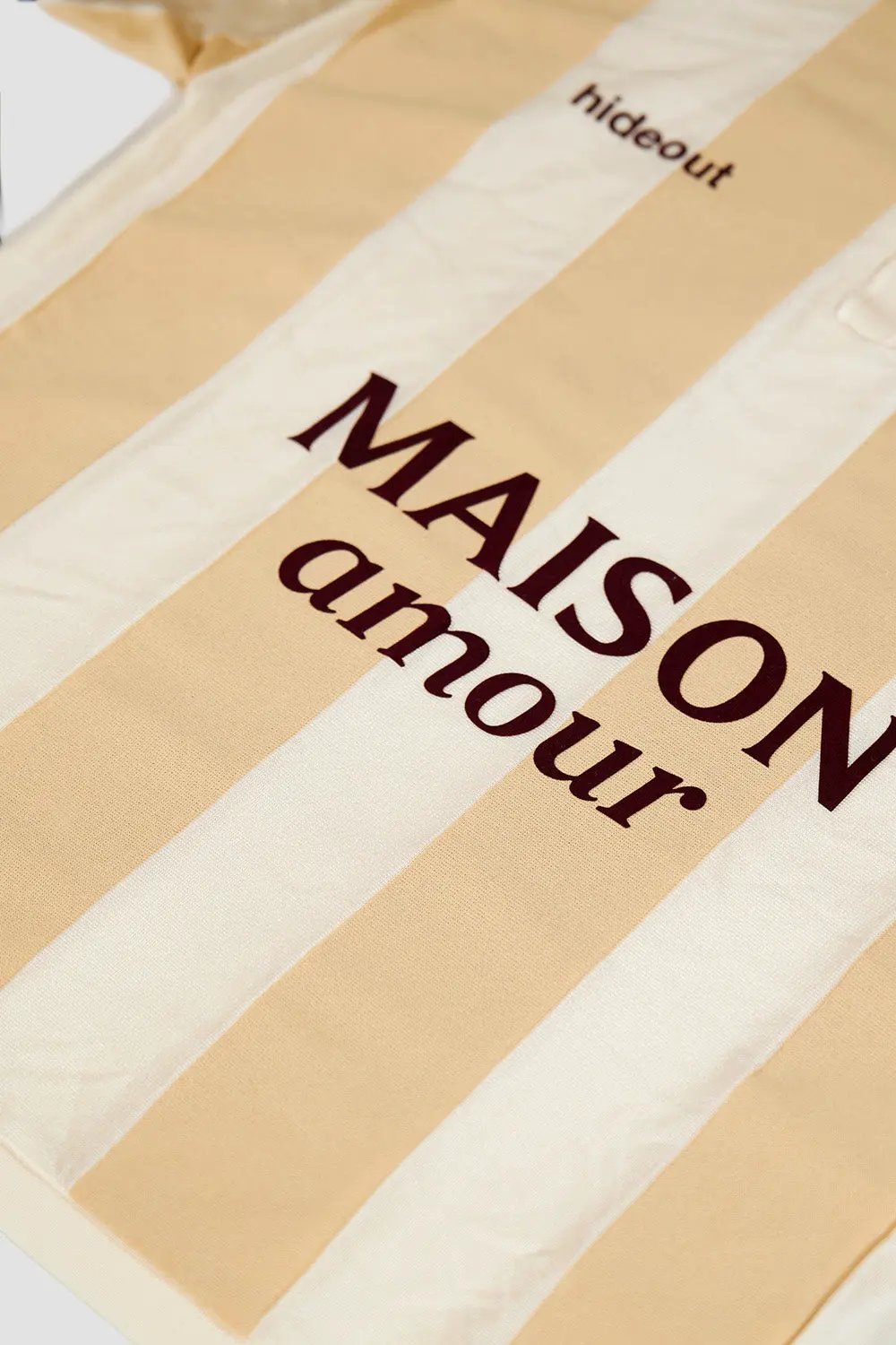 hideout x Maison Montagut Chicago Fil Lumière® Soccer Polo by Hideout X Maison Montagut