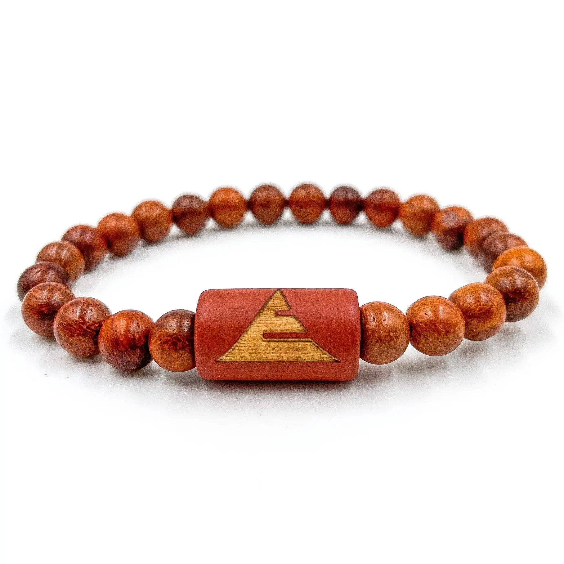 Solid - Red Rosewood Mala Beaded Bracelet by Everwood Original