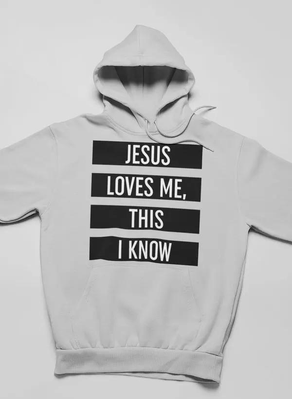 Jesus Loves Me This I Know Hoodie by Merch