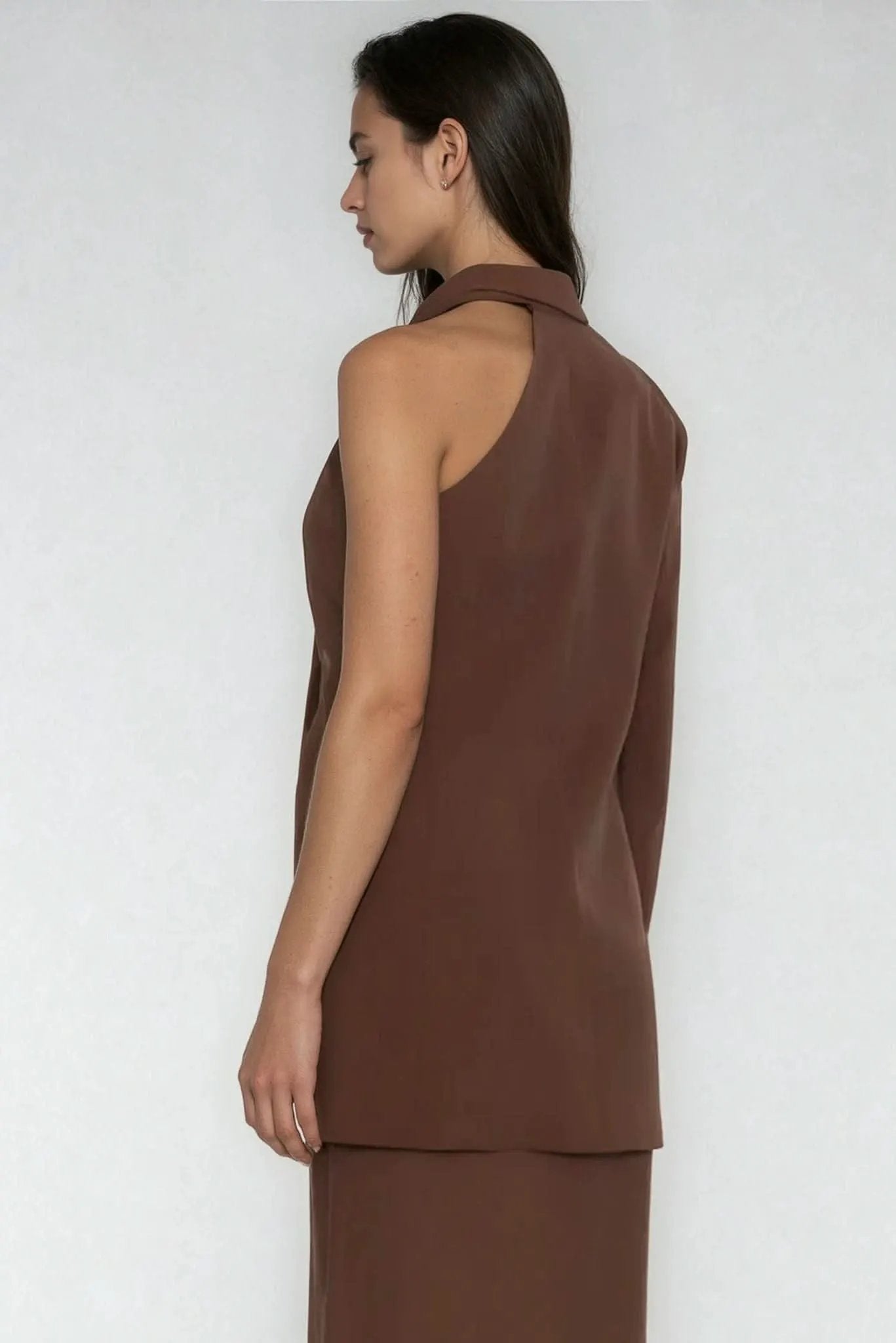 Julie One Shoulder Blazer by Akalia