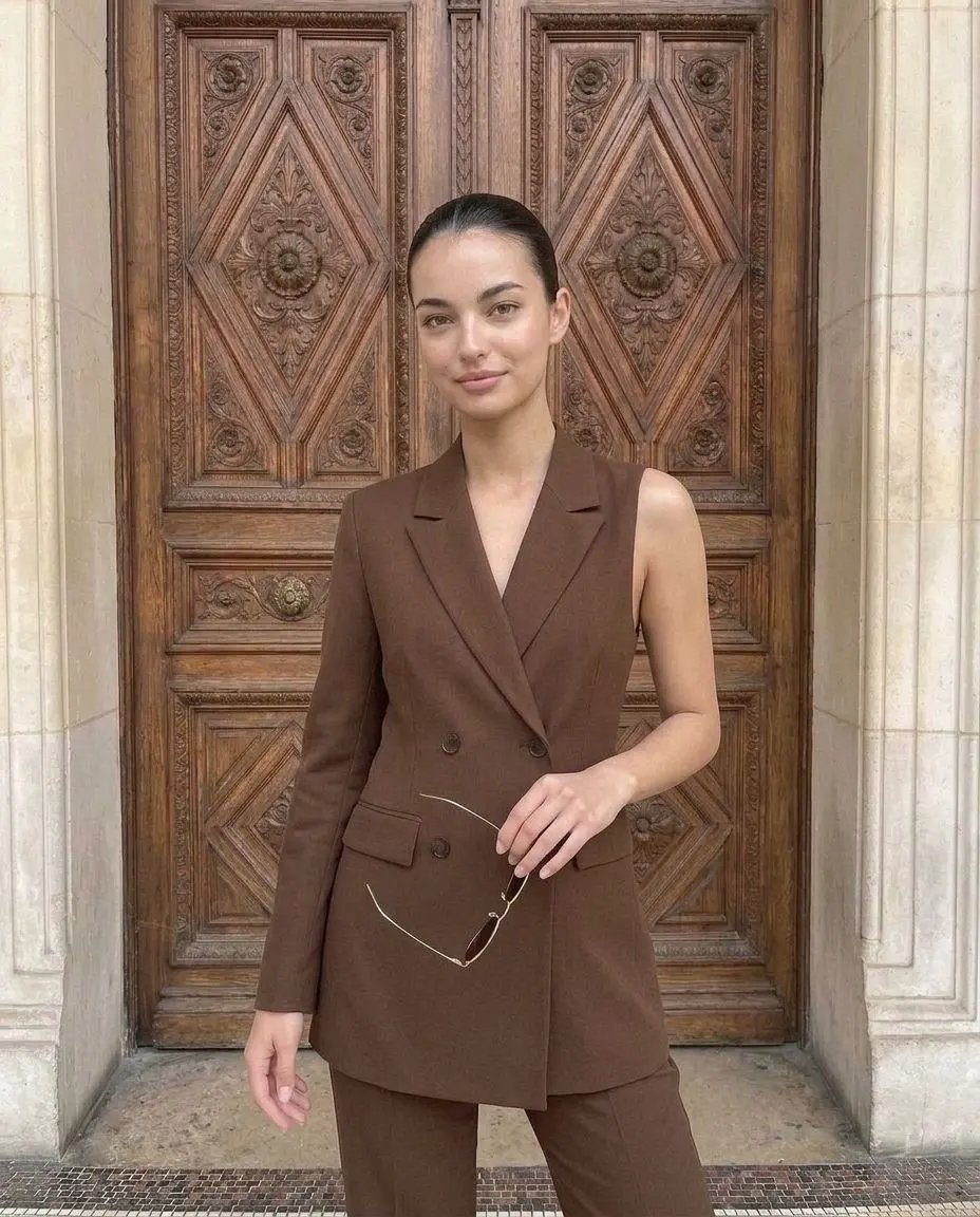 Julie One Shoulder Blazer by Akalia
