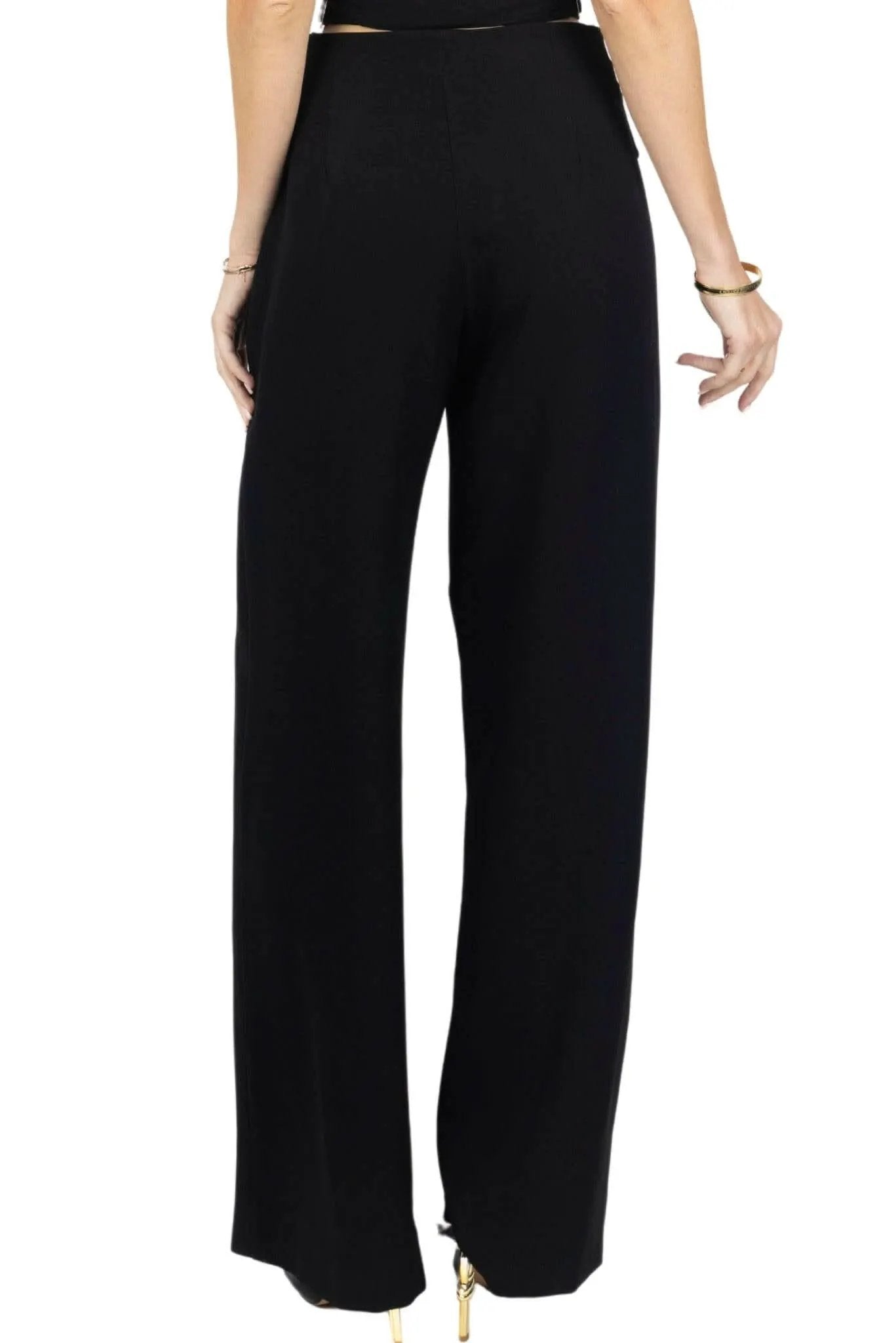 Kim Mid-Rise Women Trousers With Side Buckels by AKALIA